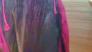 Hot MILF Big Ass & Huge Boobs Arab Stepmom Shower Sex in Bathroom