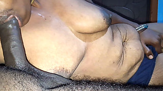 Tamil wife licking husband big dick. Blow job. Beautiful  lips. Original homemade video