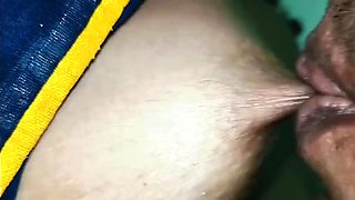 Indian Desi Bhabhi Hard Fuck Closeup - Boyfriend Creampie in Doggy & Cowgirl - Hindi Sex Video