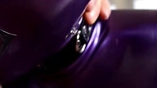 Purple latex doll Distorded