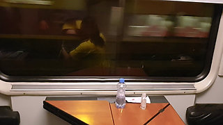 Extreme Sex on the Train: Fucked a Young Beauty Stepsister in First Class Coupe Sex Dada Deville