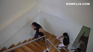 Pinay Unfaithful Wifey Pulverize With Spouses Buddy