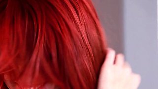 Redhead Elle Alexandra passion posing