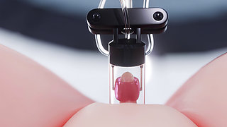 D.va - Clit Stroker & Anal Fuck Machine Squirt Overwatch 3D Fetish Porn