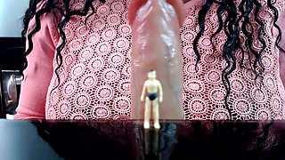 Macro Man Got Cock Comparison - Ebony