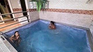 BBW Latina Thamy Leviemont vs Skinny Girl – Rough Lezdom Trampling and Face Slapping