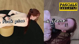 Pascalssubsluts - petite isa both caned and assfucking demolished