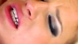 Blonde hot MILF fucked properly by two guys after party
