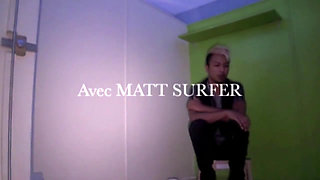 Ebony bottom fucked by XXL of barman in suit and calls