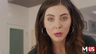 Brunette Theodora Day Seduces Her Tutor in POV