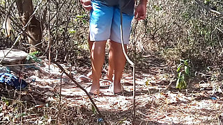 Will I Fuck this young delight on all fours in the woods?