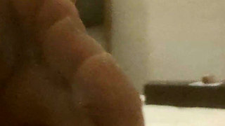 Friend Allowed Me to Fuck Her Feet While She's Playing