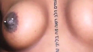 Sweaty Armpits Boobs Bouncing While Cleaning the Kitchen