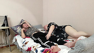 Neighbor Gives Blowjob and Swallows Cum