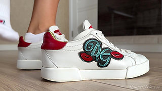 My D&g Sneakers Beg to Be Undressed