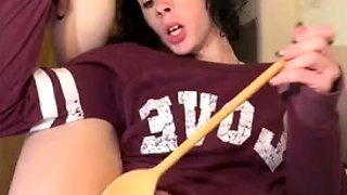 Tulip Xitsk Solo Punishment With Wooden Spoon