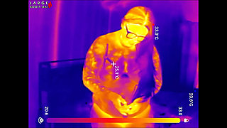 First Time Locked in Chastity Belt! Thick BBW Ass Fingered Deep Then Stuffed with 2 Huge Butt Plugs Thermal POV