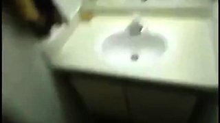 Twink Blows in the Bathroom Asian Amateur Action