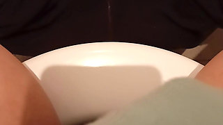 Rubbing My Wet Horny Kinky Pussy Through My Panties, While My Roommate Is Making Dinner
