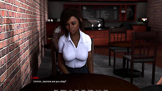 Away From Home 19: Lily's Blowjob Lesson & Night Hall Practice on Liam
