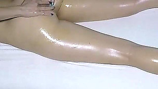 Fire and Ice Lesbian Anal Figging Massage