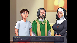 Summertime saga: Jenny is now hooked on my dick she comes anytime to ride me