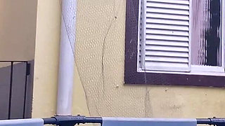 Your Slut Neighbor Showing Herself in the Pool