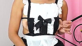 Asian Maid Vibrator Play