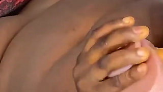 Lesbian Fingers Her Pussy to Squirt