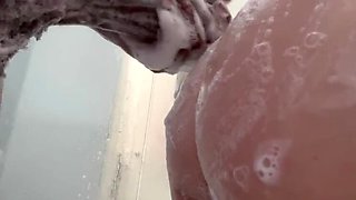 Stepdad's huge BBC pounds stepdaughter's tight ass in shower while mom is gone - Teens Love Bbc hardcore anal