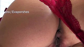 Big ass fetish babe butt toyed