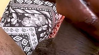 Ebony Slimthick Gets Her Tight Pussy Fucked by BBC Got Her Running