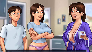 Summertime saga: stepbrother asks his stepsister if she wants to be his girlfriend ep 135