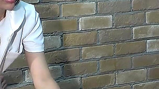 CFNM, Esthetician's Prank, Show off Panties, Rub Tits and Pussy, Touch Dick with Elbow, Moving Towel to Observe Erect Dick