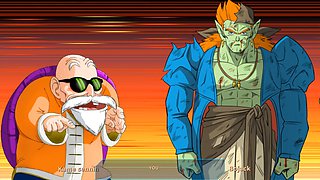 Zangya from Kame Paradise gets stuffed hard in an epic anime scene