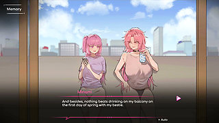 Hentai Game - Minami and Kagura Threesome Hentai Gallery Sex Scene 7 - Lifeguard Holic