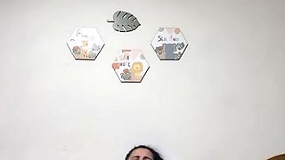 Big boobs webcam slut toys her asshole