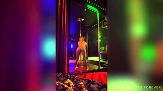 Big tit brunette sucks a big cock blowjob POV