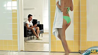 Victoria Daniels Fucks Boyfriends Daddy After Pool