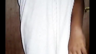 Sri Lankan Bathroom Sexy Dance Fun with Huge Boobs