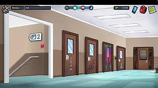 Summertime saga gameplay. French teacher, library sex, naughty magazine