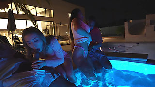 Two Gorgeous Hot Wives Swap Bbcs While on Vacation