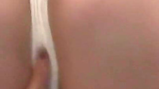 Angel and Stella Fuck Their Tight Assholes with Glass Dildos