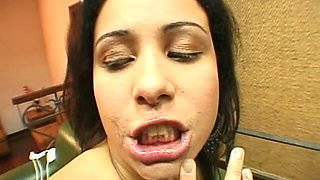 Latina Sucks Big Dick