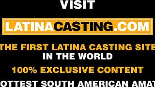 Big Lips, Fake Tits Latina Interviewed and Fucked Hard