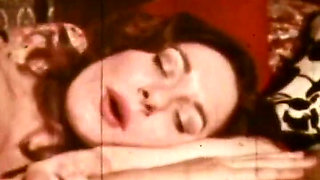Sepia-toned Anal Orgy Shows Retro Brunette Taking All Holes