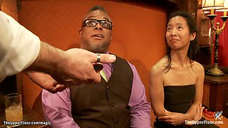 Service slaves get bound and fucked