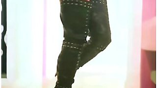 Katlicious Teases With Sexy Walk And Dance In Leather Thigh-high Boots