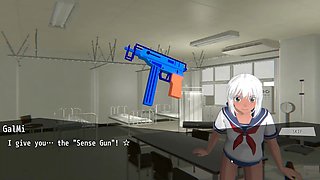 Cheery Asian girl Cuminggaming brings fun with kisses and a footjob