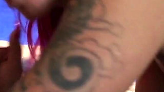 Tattooed pink slut is ready for fucking